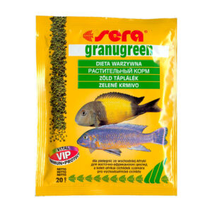 SERA Корм для рыб GRANUGREEN 20 г (пакетик)
