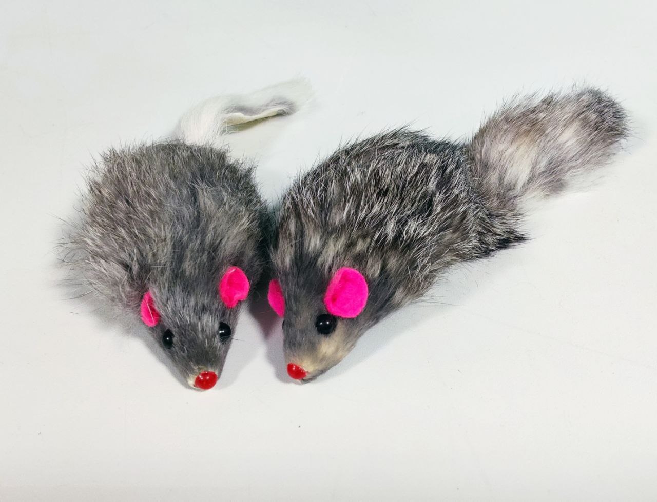 TRIOL Игрушка SQ3 для кошек «Мышь серая с пищалкой», 70-75мм