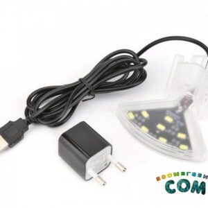 ALEAS Аквариумный светодиодный светильник X2 LEDx8, 5W, полупрозрачный